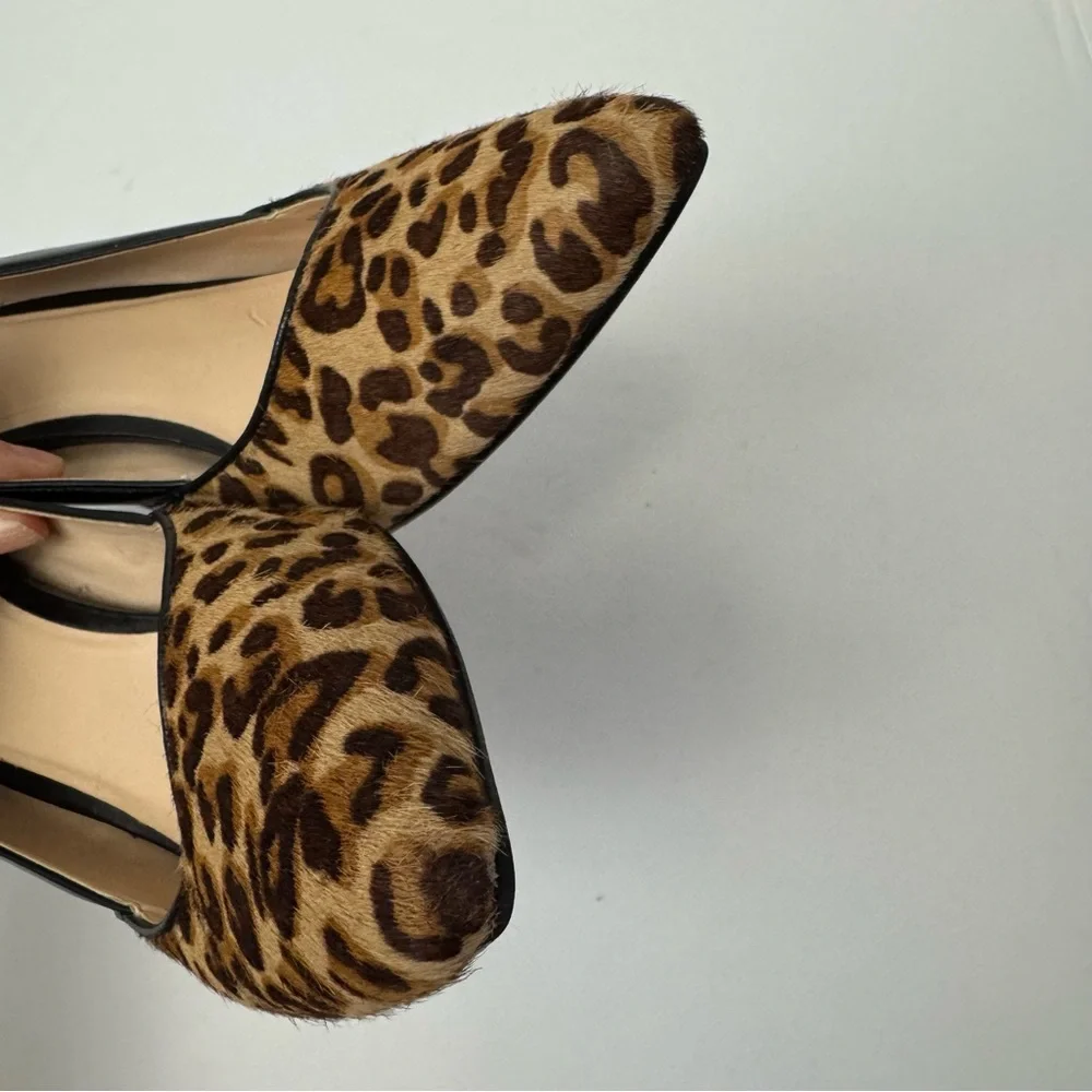 Woman’s Cole Haan Kyle Leopard Print Pointed Toe Stiletto Pumps Size 9